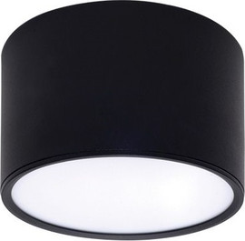 OMEGA גוף תאורה דקורטיבי צמוד תקרה Omega אומגה MILK 10W שחור