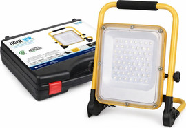 OMEGA פנס עבודה נטען 30W עם מזוודה קשיחה | עד 16 שעות | IP65 | Omega
