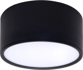 OMEGA גוף תאורה דקורטיבי צמוד תקרה Omega אומגה MILK 20W שחור