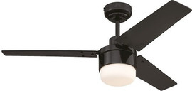 Westinghouse מאוורר תקרה 52" כולל שלט ותאורת LED משתנה Westinghouse ווסטינגהאוס TALIA 52 - שחור/דובדבן