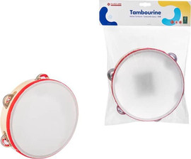 NOMADE תוף מרים מעץ + כיסוי גודל 20.5 ס"מ