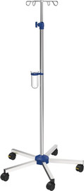 Orthowell עמוד עירוי(אינפוזיה) נירוסטה מלא מקצועי – מתכוונן ויציב לשימוש רפואי