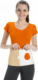 Orthowell חגורת בטן לסטומה/קולוסטומיה STOMA(Colostomy)–  קיבוע שקית סטומה ונוחות יומיומית 16 ס"מ