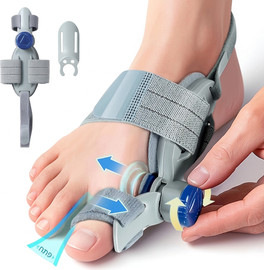 Orthowell מיישר בוהן מתכוונן להלוקס ולגוס Hallux Valgus – ימין / שמאל