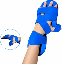 Orthowell סד לילה לשורש כף היד לילדים – סד מנוחה מתכוונן עם אלומיניום גמיש