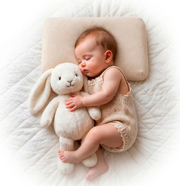 Orthowell כרית שינה אורטופדית לתינוקות מגיל לידה  VISCO – Memory Foam