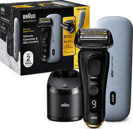 BRAUN Braun Series 9 Sport+ מכונת גילוח חשמלית עם PowerCase ועמדת טעינה 9350CC