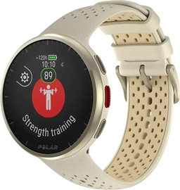 Polar Polar Pacer Pro שעון ריצה מתקדם עם GPS זהב/לבן