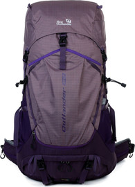 Camel Mountain תיק גב Larnyxor™ Xtreme 60L מתרחב לטיולים - סגול
