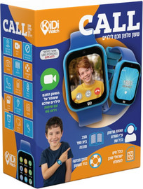 Kidiwatch שעון חכם לילדים כולל סים מובנה Kidiwatch קידי ווטש Call תכלת