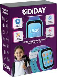 Kidiwatch שעון חכם לילדים כולל סים מובנה Kidiwatch קידי ווטש Kidi Day בנות