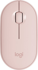 LOGITECH עכבר אלחוטי Logitech לוג'יטק Pebble M350 ורוד