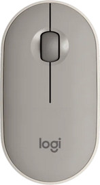 LOGITECH עכבר אלחוטי Logitech לוג'יטק Pebble M350 חול