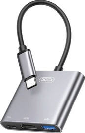 XO תחנת עגינה 3 ב-1 חיבור USB-C דגם מבית XO