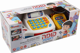 Spark Toys קופה רושמת דוברת עברית