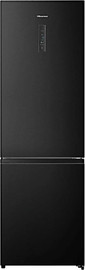 HISENSE מקרר מקפיא תחתון 336 ליטר Hisense RB440N4AFD נירוסטה מושחרת