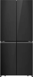 HISENSE מקרר 4 דלתות 483 ליטר Hisense RQ58BG זכוכית שחורה