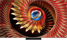 TCL טלוויזיה חכמה 65" QLED Mini-LED ‏TCL טי.סי.אל 65C8K