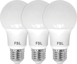 FSL שלישיית נורות לד A60 בסיס FSL E27 אף אס אל FS-A60-15W-D-3