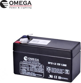 OMEGA מצבר עופרת  OMEGA 12V 1.3A