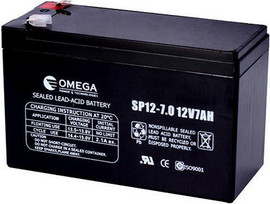 OMEGA מצבר עפרת   OMEGA  12V-7AH