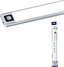 OMEGA פס LED מגנטי נטען 40 ס"מ עם חיישן תנועה - תאורה חכמה ללא חיווט | OMEGA