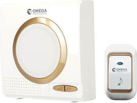 OMEGA פעמון דלת אלחוטי דיגיטלי Omega אומגה DB181-B-GL זהב