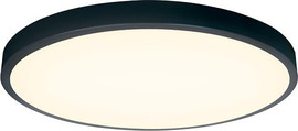 FSL גוף תאורה עגול צמוד תקרה כולל שלט FSL אף אס אל ELEGANT שחור