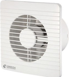 OMEGA ונטה 8 צול שקטה 22W עם תריס אל-חוזר OMEGA OM-VNT-8