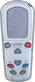 Sigma שלט ייעודי למזגני תדיראן כולל סוללות ומתקן תליה Sigma סיגמה SI-AC-TD2