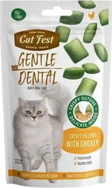 Cat Fest Cat Fest | חטיף דנטלי כריות לחתול בטעם עוף