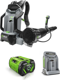 EGO מפוח גב נטען 56V Brushless + סוללה 10.0Ah +מטען מהיר