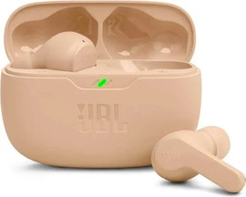 JBL אוזניות אלחוטיות JBL Wave Beam בצבע בז'
