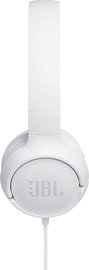JBL אוזניות OnEar חוטיות JBL ג'יי בי אל Tune 500 לבן