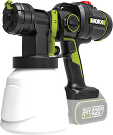 WORX professional אקדח ריסוס צבע נטען 20V -גוף בלבד!