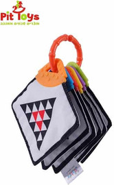 Pit Toys ספר נשכנים שחור לבן – פיט טויס