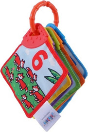 Pit Toys ספר נשכנים חיות ומספרים צבעוני