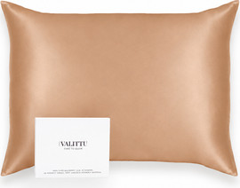 Valittu ציפית משי לטיפוח ושיקום העור והשיער בזמן השינה | 100% משי מולברי טהור, מפחיתה חיכוך, שומרת על לחות טבעית ומסייעת בוויסות הטמפרטורה לאורך הלילה | חום קפה