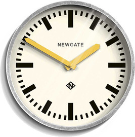 newgate שעון קיר luggage כסוף