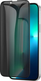GLOSSY&MATTE iPhone 14 pro max - מגן מסך זכוכית מחוסמת מלאה לשמירה על הפרטיות לאייפון 14 פרו מקס - מבית GLOSSY&MATTE