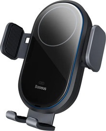 BASEUS מעמד טעינה לרכב Baseus בזאוס LightChaser Series Wireless Charging Electric Car Mount 15W