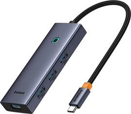 BASEUS מתאם Baseus USB Type-C בזאוס UltraJoy HUB Adapter Type-C to USB3.0*1 PD 100W
