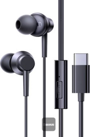 BASEUS אוזניות חוטיות Baseus בזאוס Encok CZ11 שחור