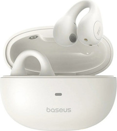 BASEUS אוזניות OpenEar אלחוטיות Baseus בזאוס AirGo AS01 OpenEar לבן