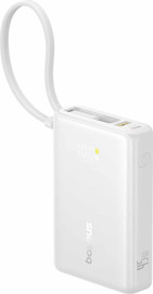 BASEUS סוללת גיבוי Baseus 10000mAh בזאוס PicoGo Digital Display Power Bank 10000mAh 45W Moon