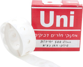 UNI מחזקי חורים שקופים