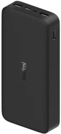 XIAOMI סוללת גיבוי אוניברסלית ניידת Xiaomi 20000mAh שיאומי Redmi 18W Power Bank שחור