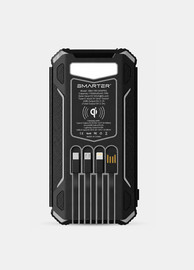 Smarter סוללת גיבוי סולרית ניידת SMARTER Solar power bank - black