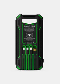 Smarter סוללת גיבוי סולרית ניידת SMARTER Solar power bank - green