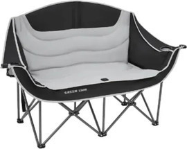 Green Lion Green Lion Double Camping Chair בצבע בז